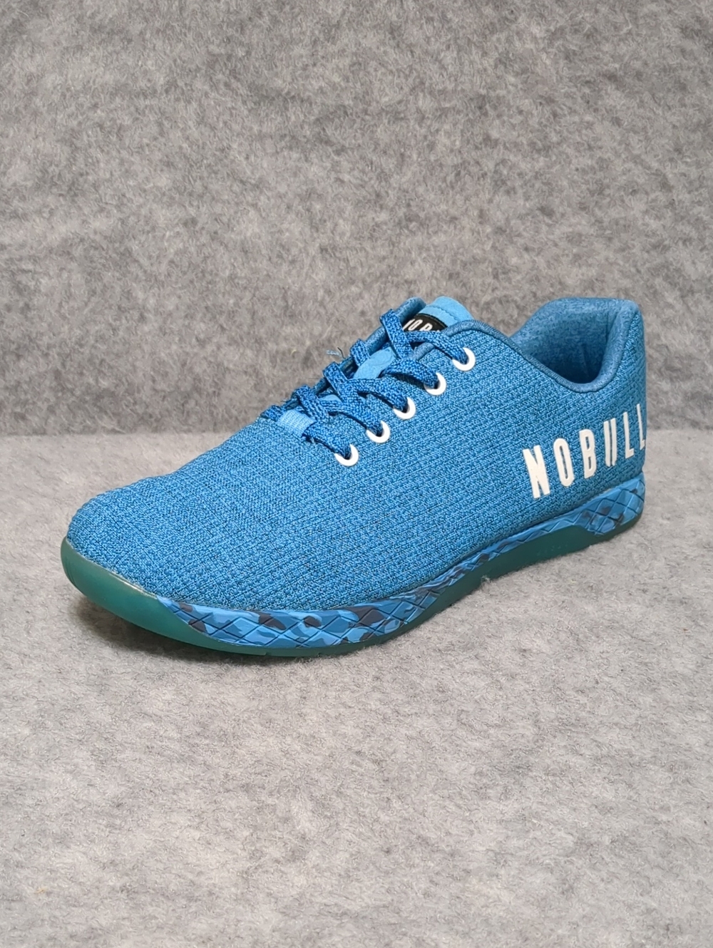 NOBULL Teal-Blue Knit Training Men's Shoes Size 10
